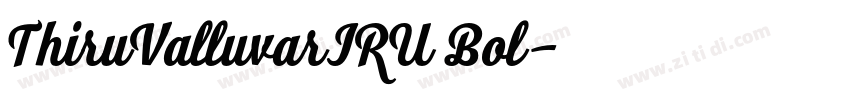 ThiruValluvarIRU Bol字体转换